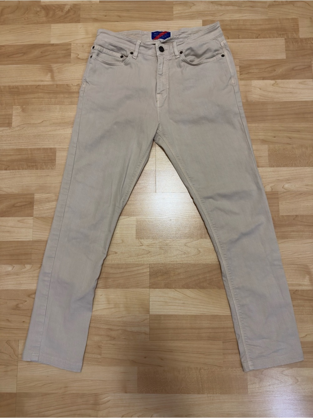 Best Made Co Men's Natural Undyed 5 Pocket Pant - Size 30W x 32L (Made In Italy)